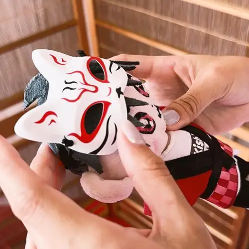 Party-mask Black Girl Sale Child Masquerade White Trade Halloween Plastic Fox Cosplay Scary Japanese Party Face Cat Mask