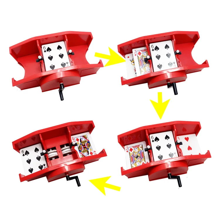 casino 2-deck Automatic Manual card shuffler