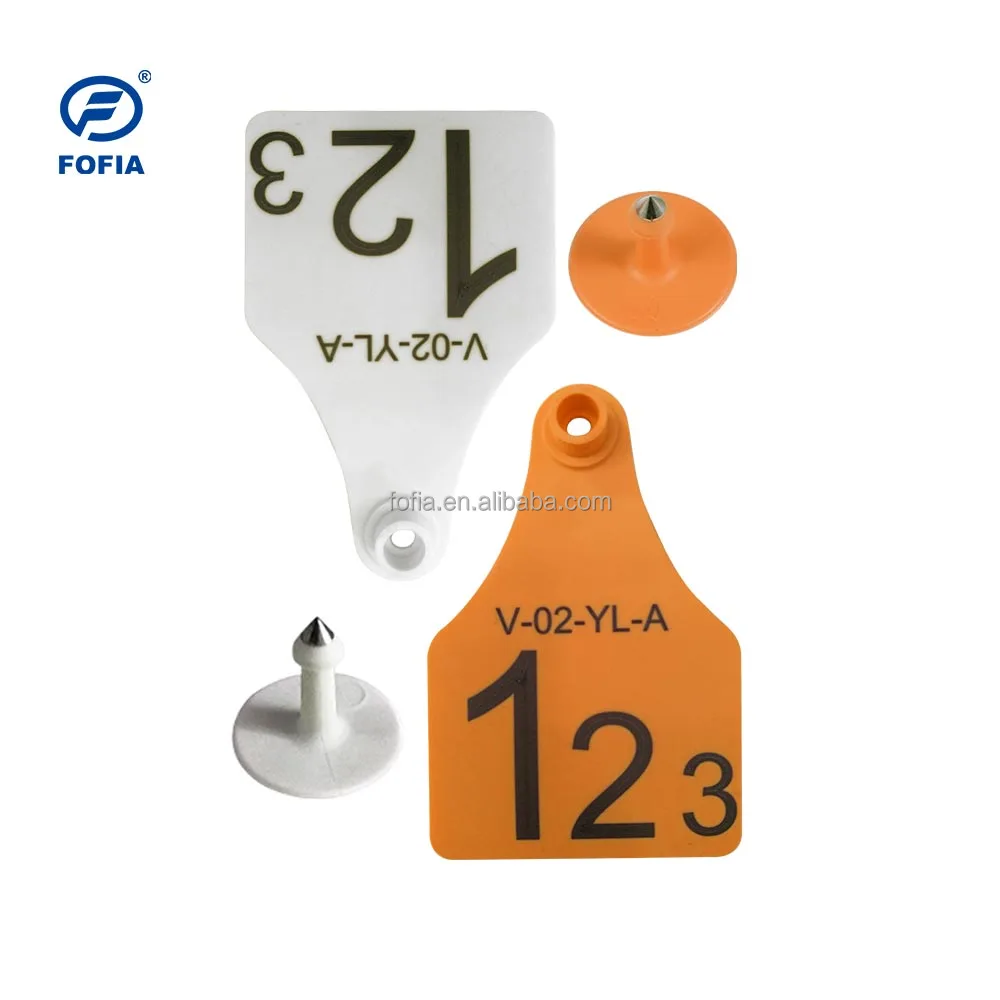 Фофия T921 бирка для ушей козы бура ТПУ 57 Х80 мм тэг нумерации овечьих телят