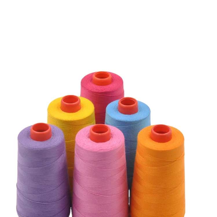High quality 100% polyester 402 sewing thread 3000yards spooling machine coil winding machine thread made in China