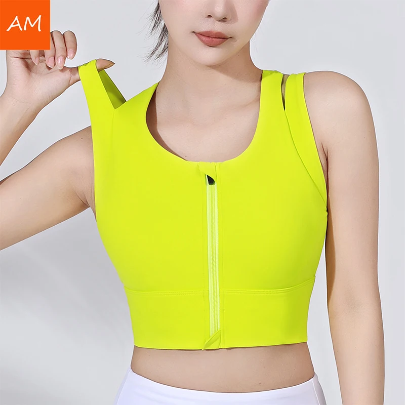 Womens Fitness Yoga Bra Solid Pattern Gym Fitness Workout Sports Bra Tops