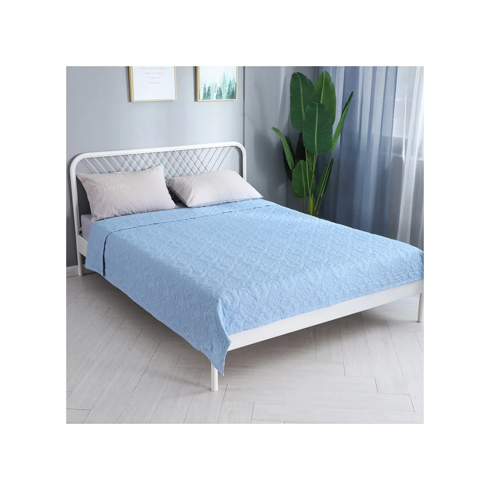 Стеганое мягкое противопылевое Гипоаллергенное постельное белье для гостиницы домашнее хлопковое покрывало