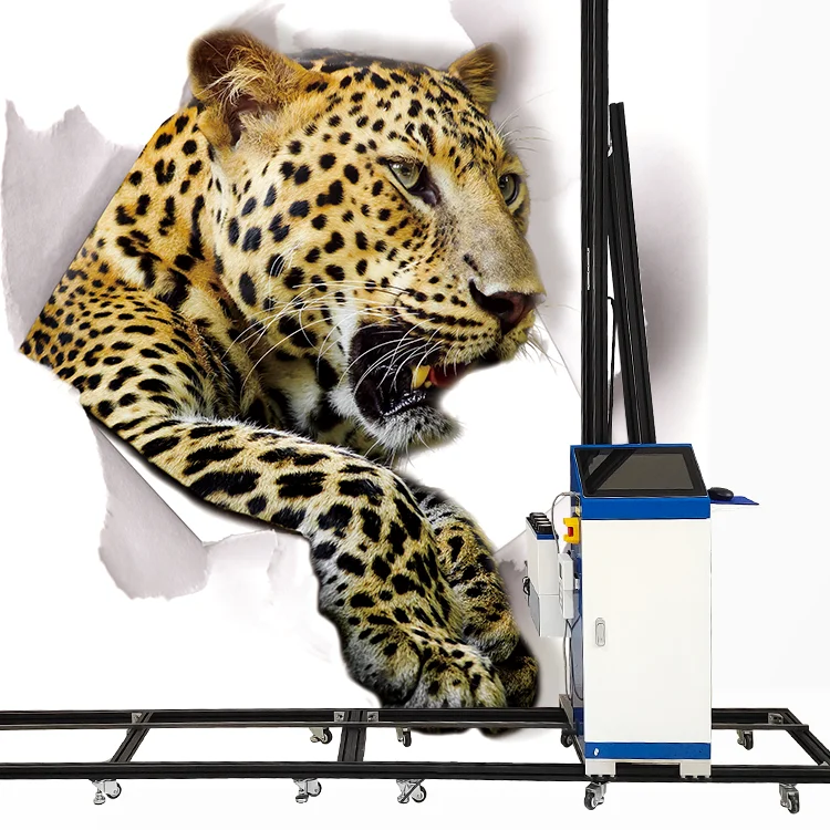 1440DPI High Resolution Digital Inkjet Printer Machine Vertical Wall 3D Wall Floor Printer Small Business A3 A1 A4 A2 A5