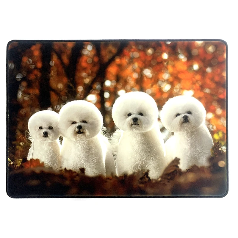 custom logo large computer laptop mouse pad rgb sublimation printing black round gaming mouse pad