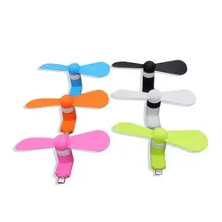 New Best Promotion Gift Oem Logo Cheap Price Portable Flexible Mini Usb Type C Port Mini Fan For Phone For Samsung Laptop