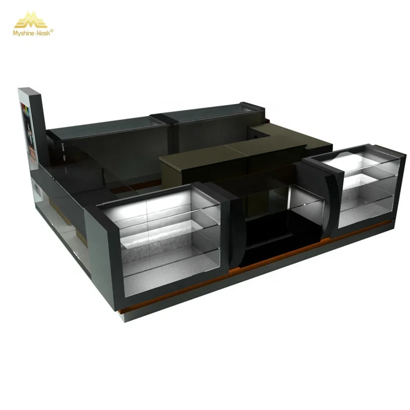 High End Shopping Mall electronics showcase display Cellphone Accessories Kiosk for Mobile Phone Store