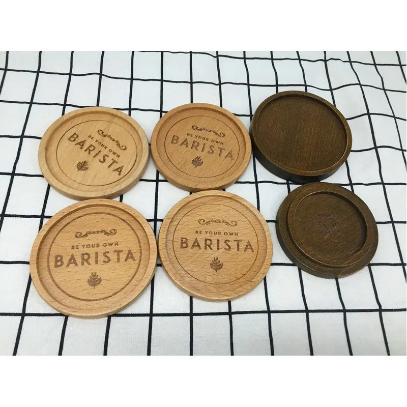 Factory hot selling products Wooden coaster Wooden coffee pad Wooden cup holder for Housewear  Furnishings