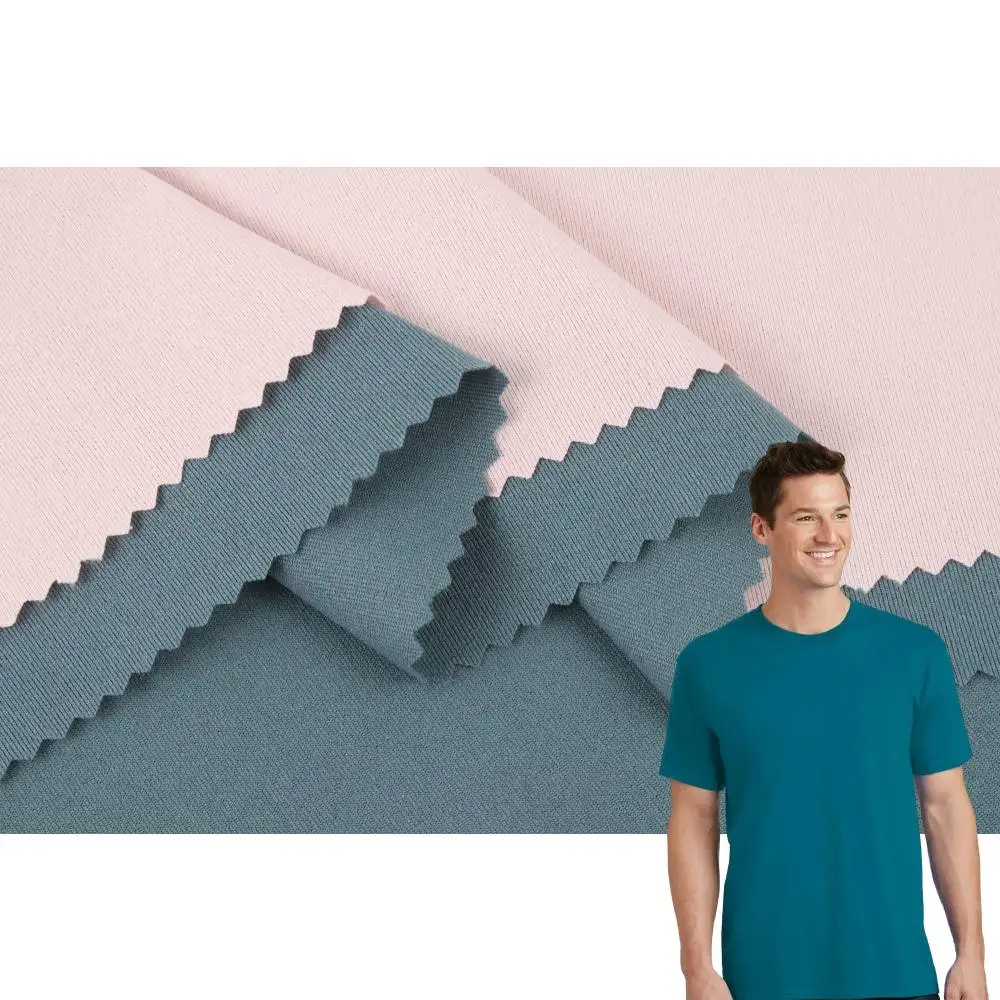 DD6-1 Stock lot breathable red 120gsm 100% polyester t-shirt fabric single jersey