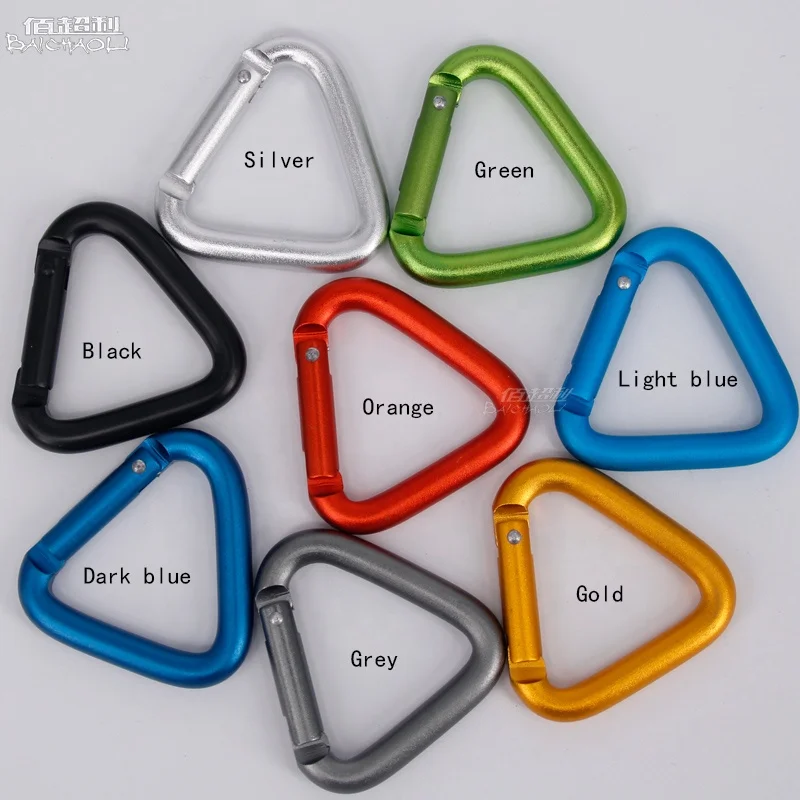 Baichao Factory cheap price triangle aluminum alloy snap hooks