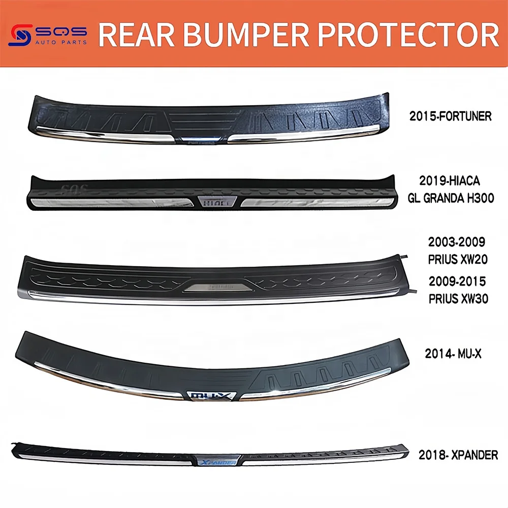 SQS High-Quality Rear Bumper Guard Bumper Protector Injection Auto Parts Auto Exterior Accessories For 2017- C-RV Hond-a