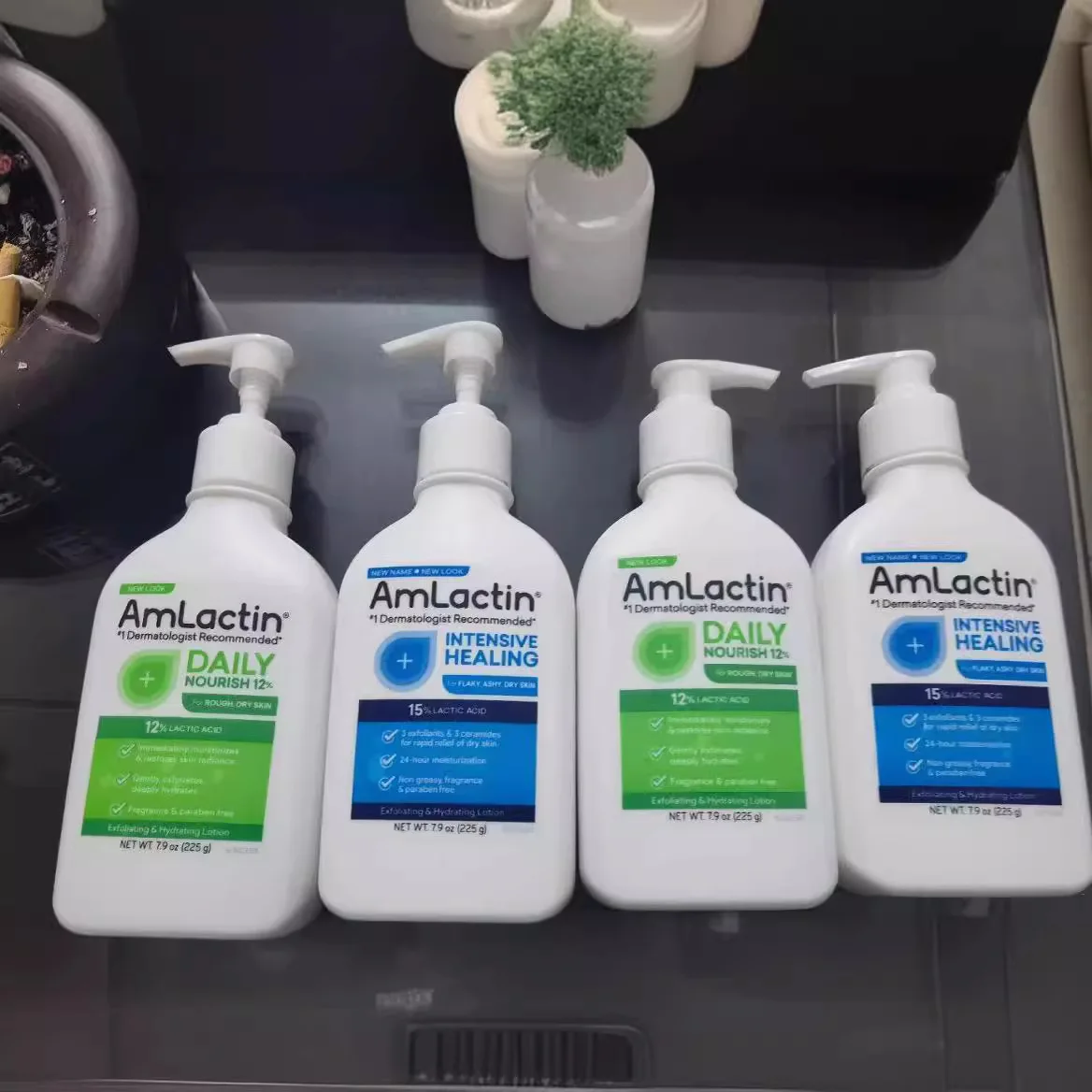 AmLactin Daily Moisturizing Lotion cream for Dry Skin Body Lotion with 12% Lactic Acid 567g