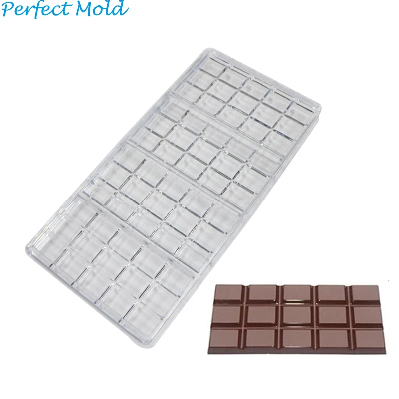 Wholesale polycarbonate mould for make chocolate candy custom plastic mold for chocolate