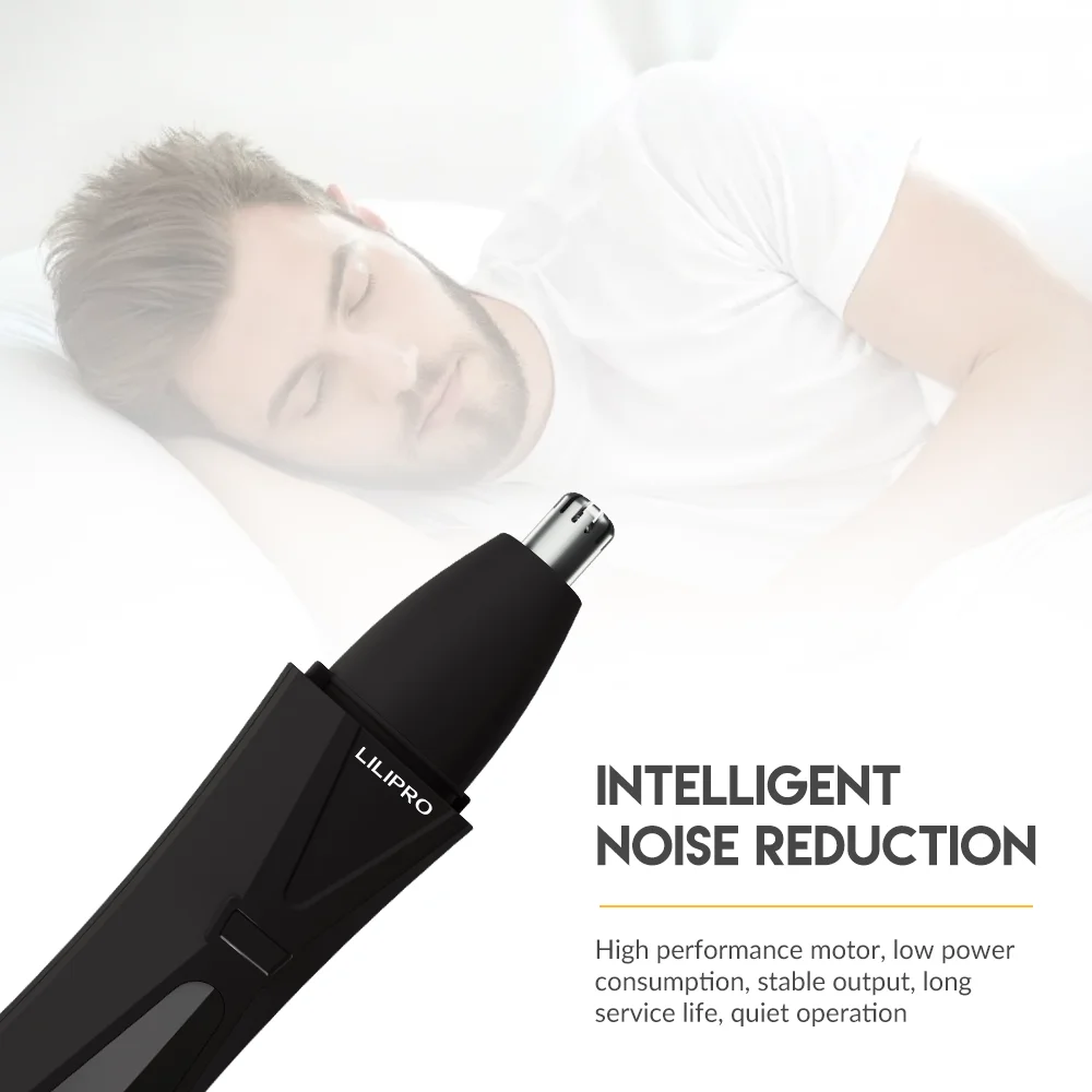 LILIPRO T10N4 Male Pubic Shaver with Ceramic Blade Mquinas de afeitar inalmbrica Cordless Waterproof Nose Trimmer Mens Shaver