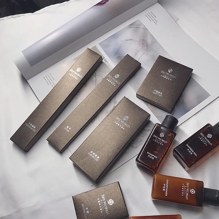 2021 Star Hotel Use Personal Amenities Owner Purchase OEM ODM Acceipt 3-5 stars Hotel Toiletries supplies