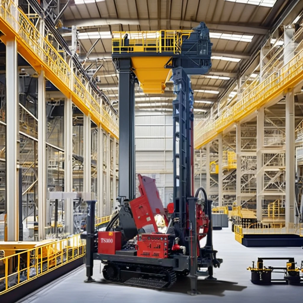 Mini 2000 Meter Water Well Drilling Rig Machine with Mud Pump Oil Well Core Components Motor and Engine