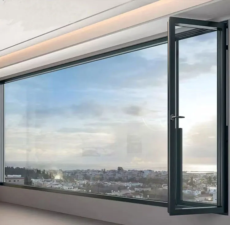 slide aluminium windows system for sale Powder coated color window design with factory price