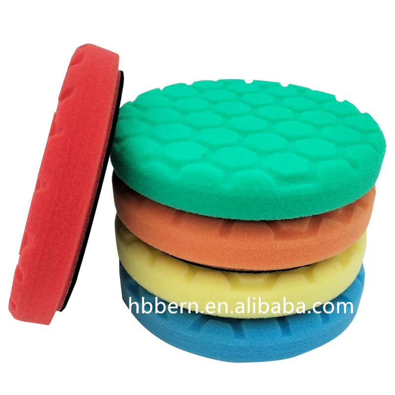 6 Inches Automotive Polish Berets Foam Polishing Pads DA Car Polishing Sponge Buffing Waxing RO/DA