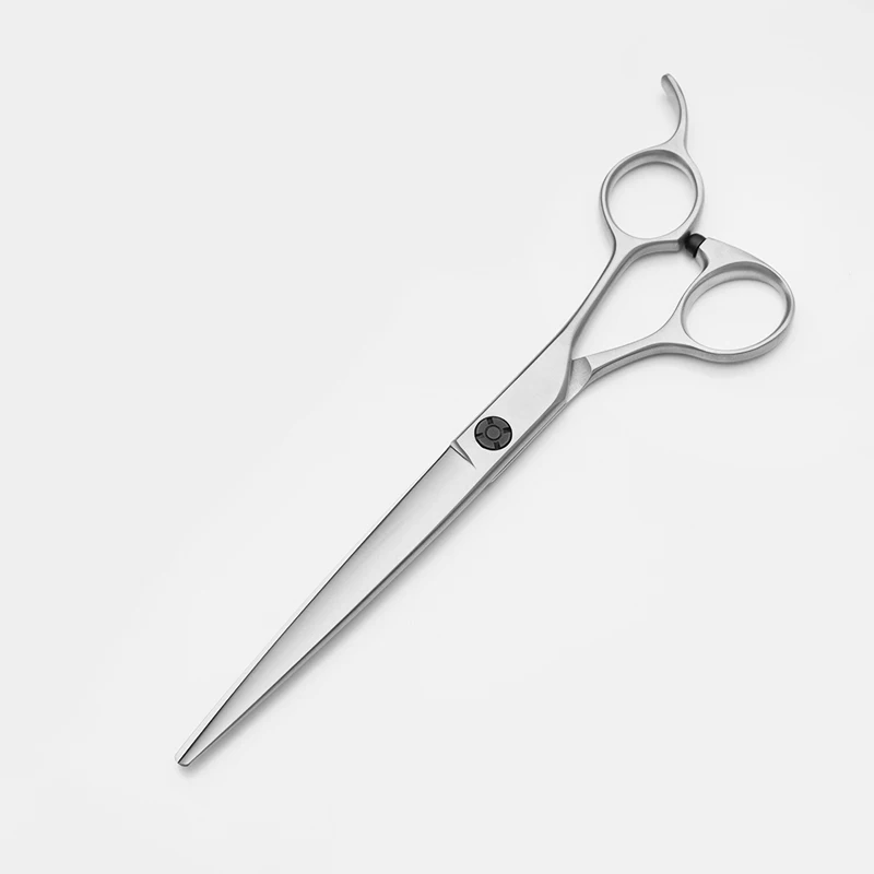 Factory Customized Stainless Steel Bearing Dog Cutting Curved Chunker Shears Japan Pet Grooming Scissors