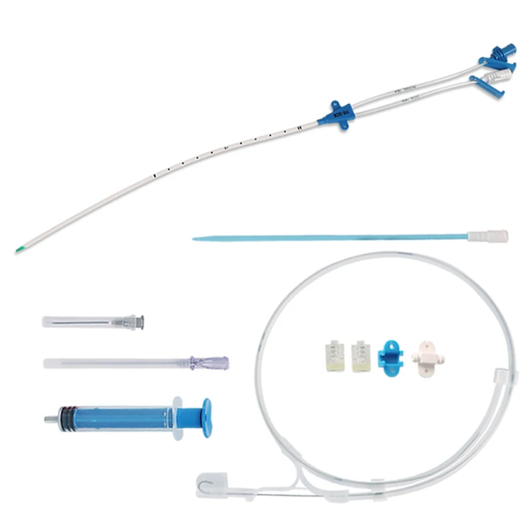 Factory Price Wholesale Medical Central Venous Catheter with Single Double Triple Lumen