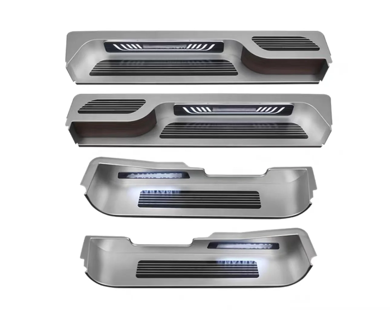 High Quality Automotive Interior Parts For Mercedes Benz V Class Metris Vito W447 Customizable Aluminum Welcome Door Pedal