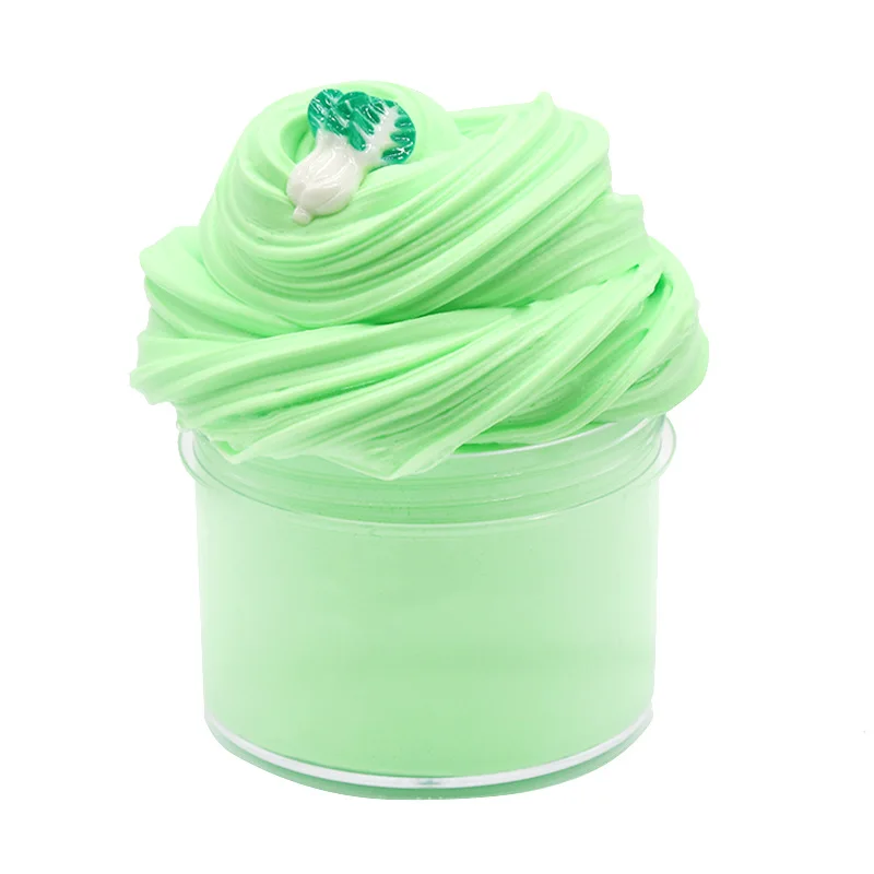 2020 New Hot Selling Slime Toy Set Soft Color EN71 Kids Cotton Mud Foam Cotton Clay Fluffy Slime polymer dry clay