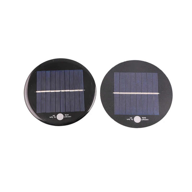 Epoxy Resin 0.4W 84.5mm Round Mini Solar Panel 4V for Small Solar Lights