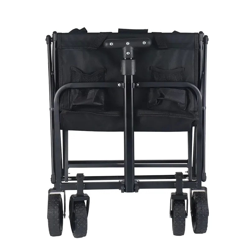 Outdoor Camping Beach 4 Wheels Collapsible Folding Cart Folding Wagon Cart