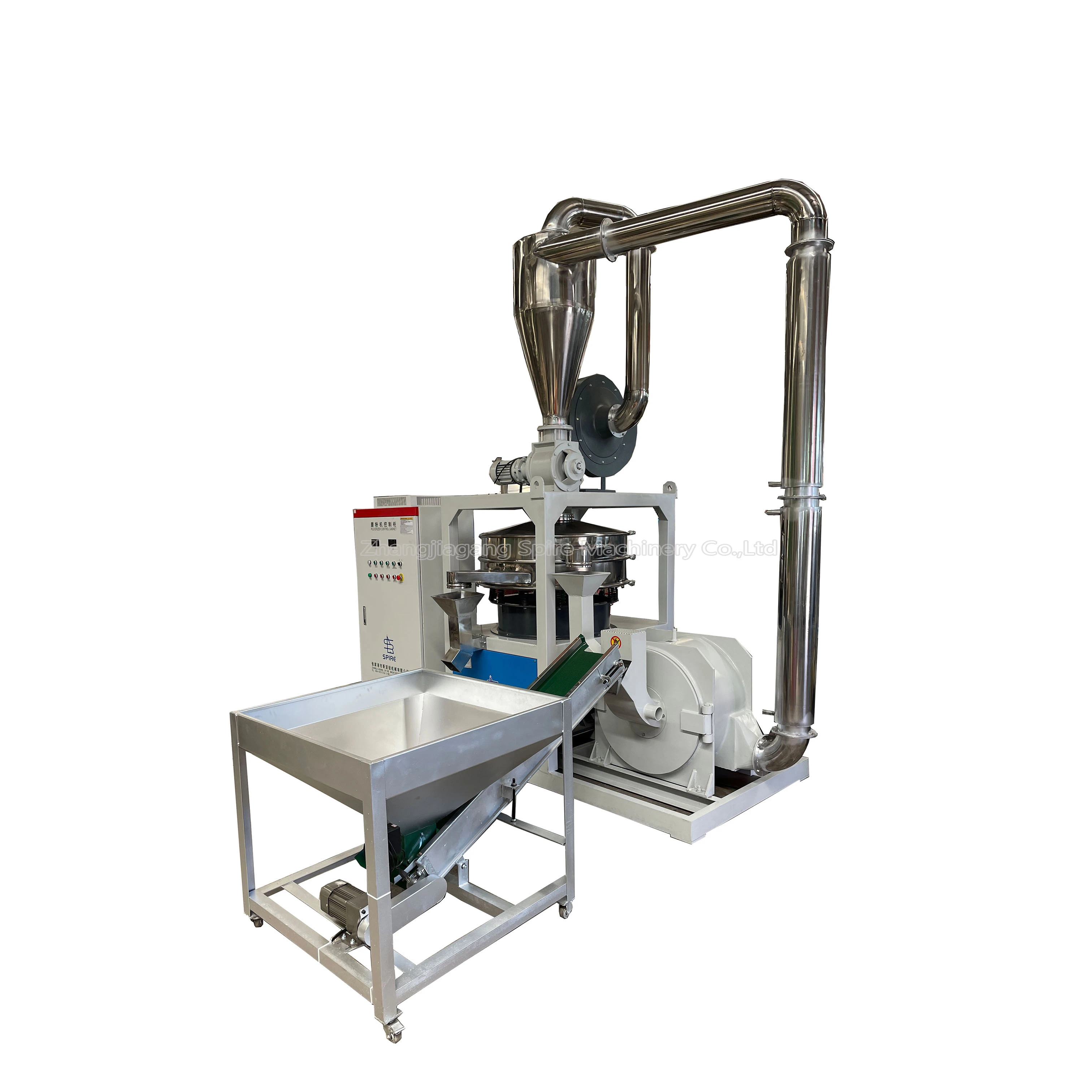 High prodectivity Pvc Pe Pp Eva Pet Disc Grinding Milling Machine Plastic Industrial Pulverizer