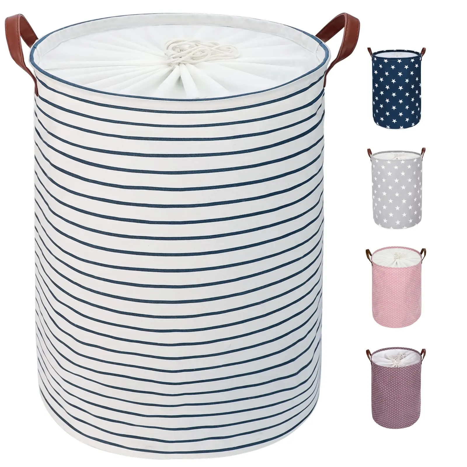 Large Capacity Foldable Laundry Basket with Handle Baby Storage Dirty Laundry Basket