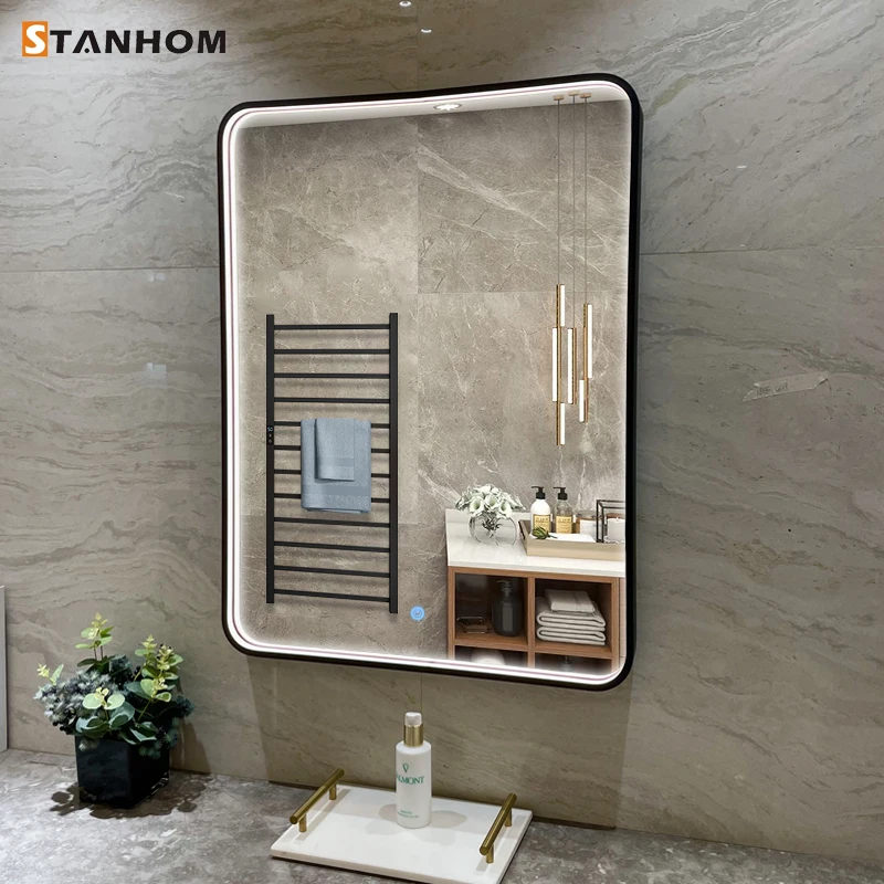 STANHOM Wholesale Large Size Wall Floor Bathroom LED Full Length Mirror