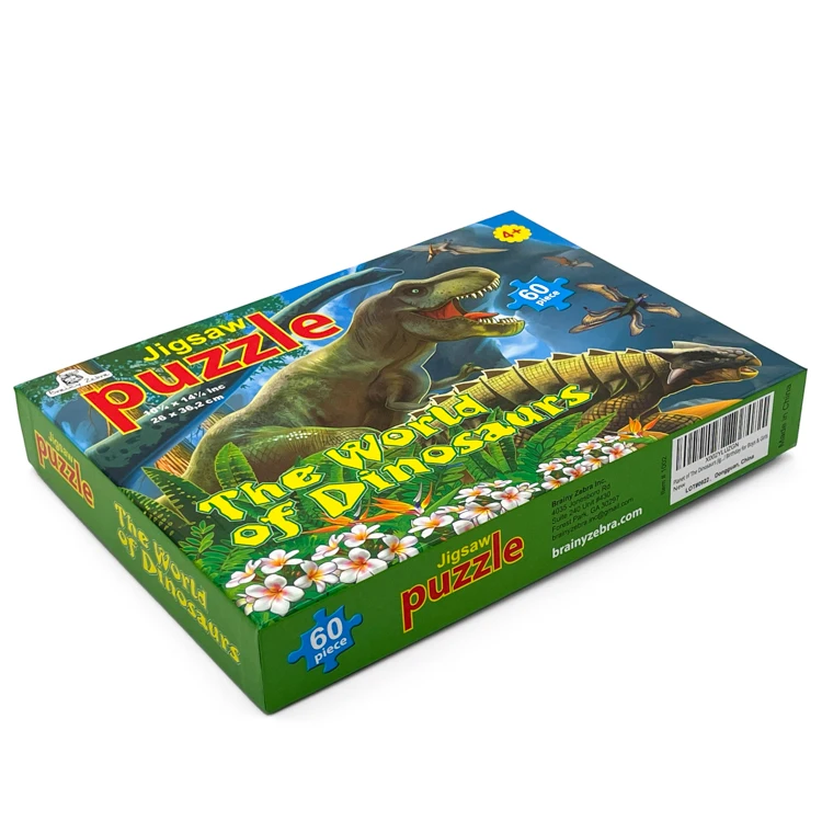 China Factory Custom OEM DIY Educational Kids Toy Game Paper Jigsaw Puzzle