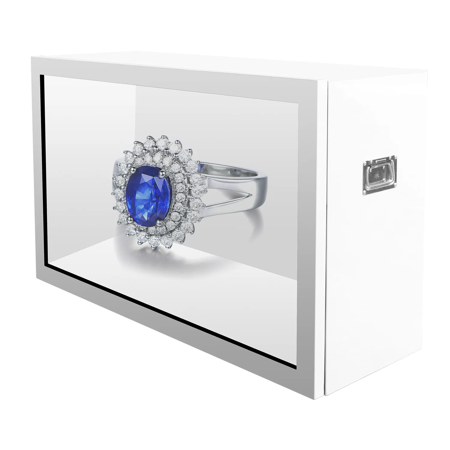 32 small inch 3D display Transparent Cabinet Showcase box LCD Touch Screen monitor Digital Signage for Advertising display