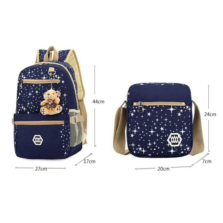 Manufacturers school bag backpac custom school bag for girls teenagers