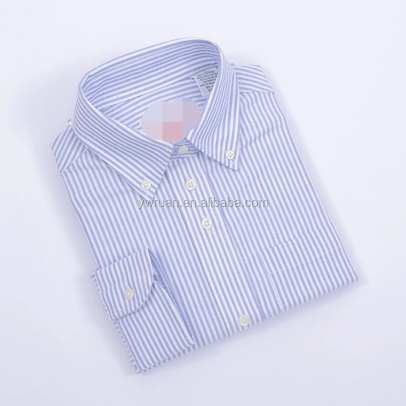 Новинка от производителя, стильная школьная форма из ткани Оксфорд с круглым вырезом и длинным рукавом, платье-рубашка, блузка