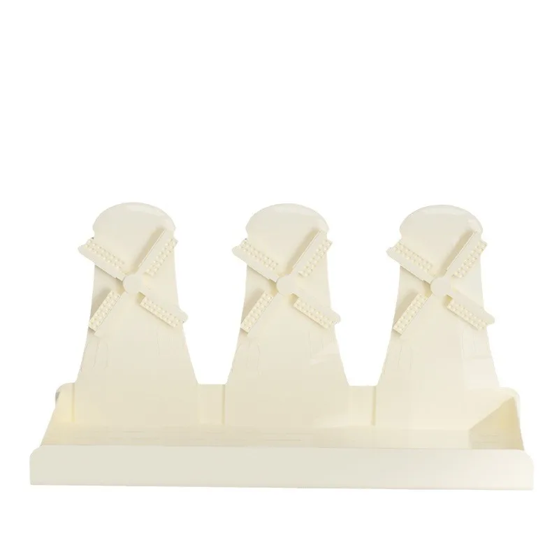 Bathroom windmill rack toilet wash basin storage punch-free wall-mounted toilet drain