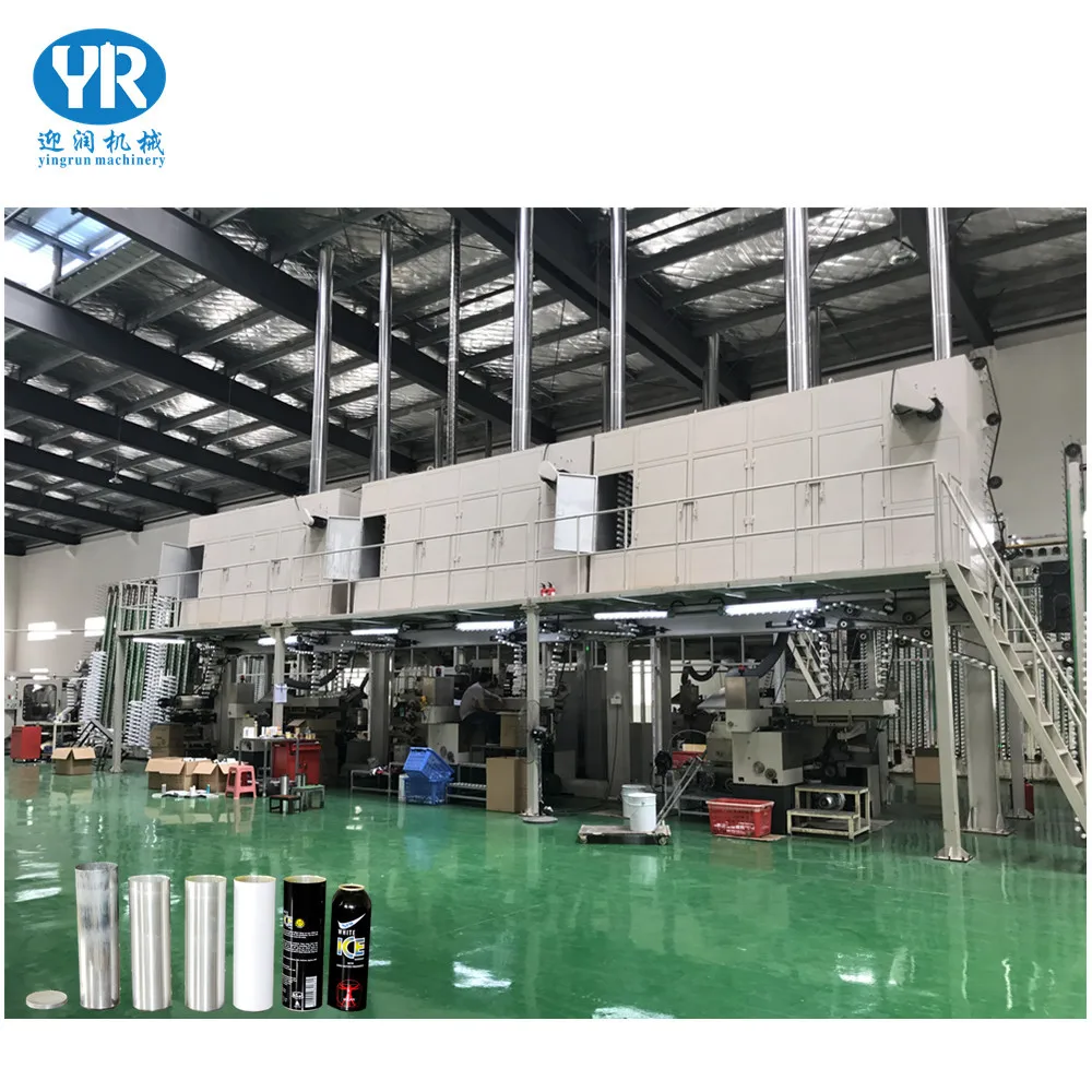 Aluminum Monoblock Aerosol Cans Making Line Production Machines machine empty
