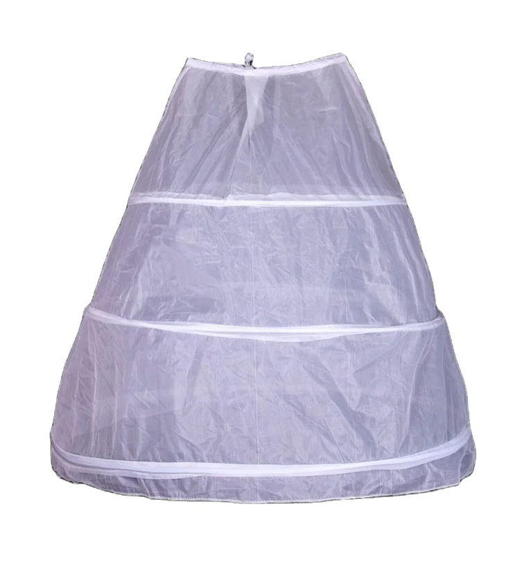 4 Hoops Petticoat Bustle Ball Gown Wedding Dress Bridal Underskirt Crinolines