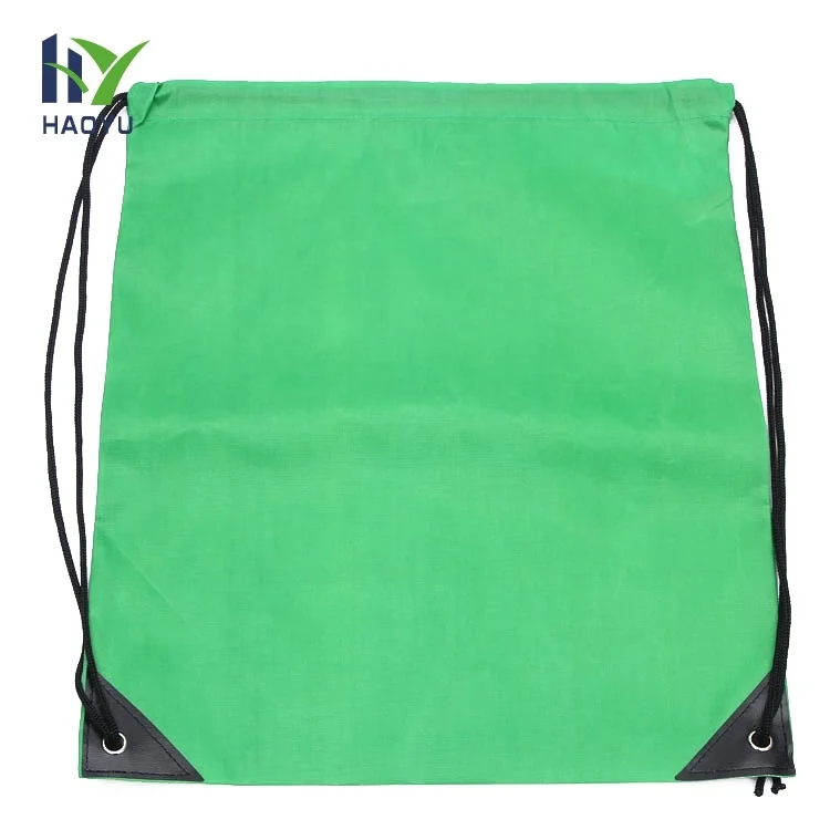 Waterproof 210D polyester drawstring backpacks custom logo