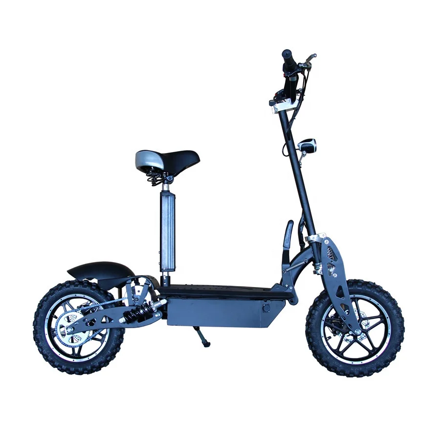48V 1000W 1600W Folding Electric Scooter with Big Wheel 2 Wheel Electric Bicycle with Seat for Adults