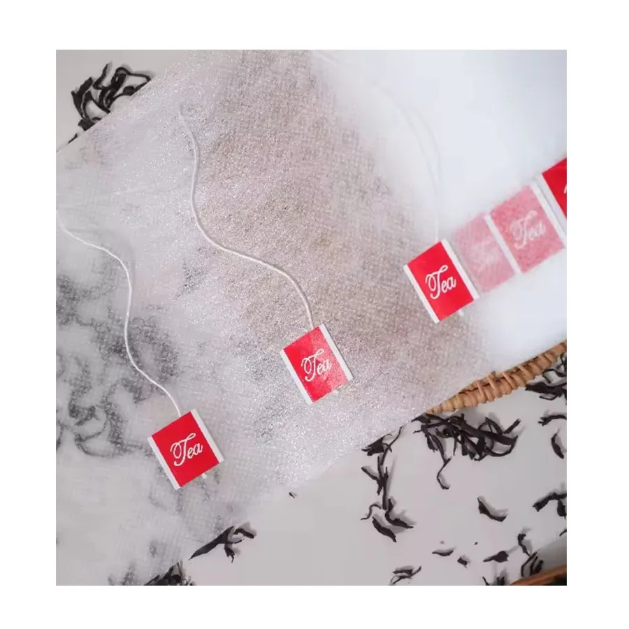 Empty Tea Bags Teabagging Corn Fiber Tea Bag Roll With Customized Tag