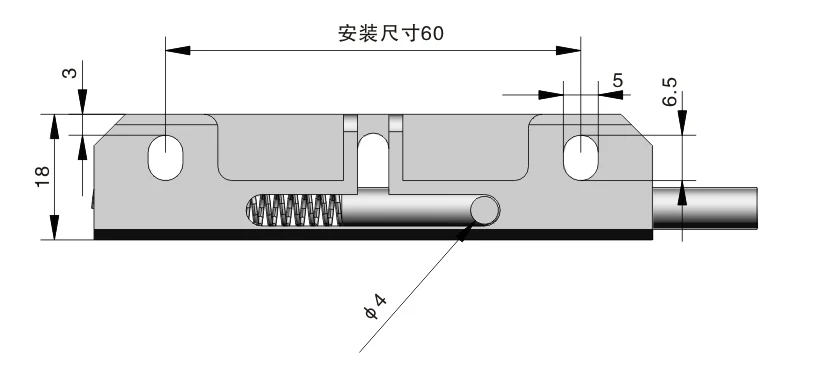 Hot sale Meigu CX001 Locks Zinc Alloy Spring Latch Door Pin Door Hinge Spring Pin Chassis Cabinet Latch Lock bolt