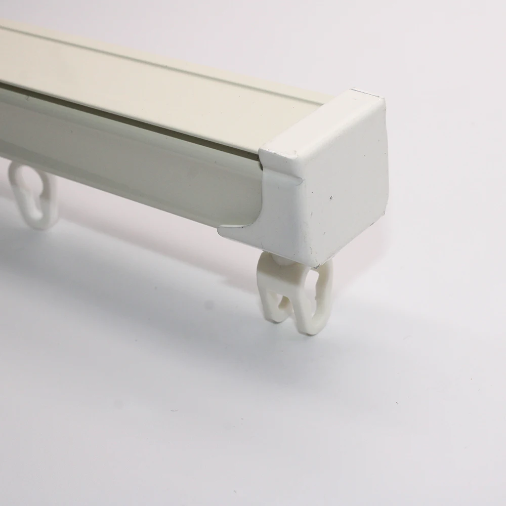 Manufacture Home Aluminum Curtain Track Rail Ceiling Curtain Track With Hook