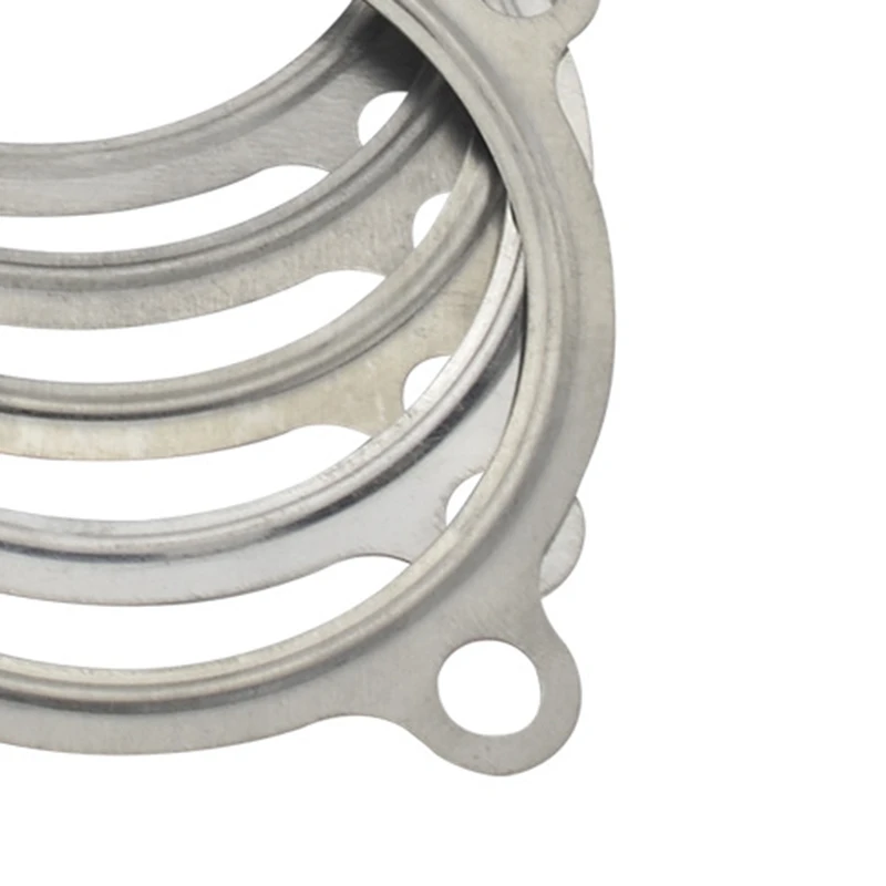 WSFS Hot 5PCS 3 Inch Inch 4 Bolt SS 304 Turbo Exhaust Downpipe Flange Gasket For GTX30 GT30 GT35 GTX35