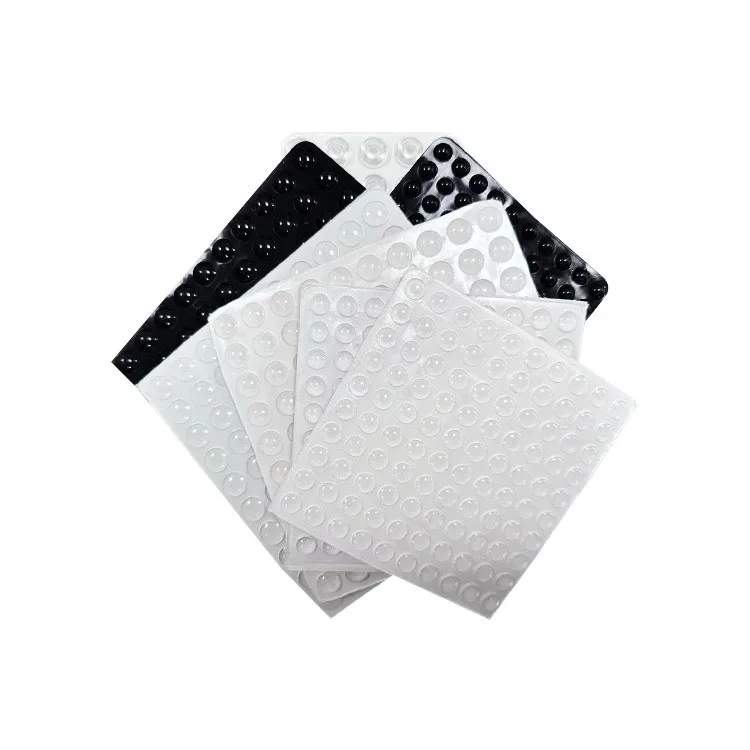 Anti-slip Silicone Rubber Pads Translucency Rubber Bumper Pad for Chair Table Silicone Manufacturer