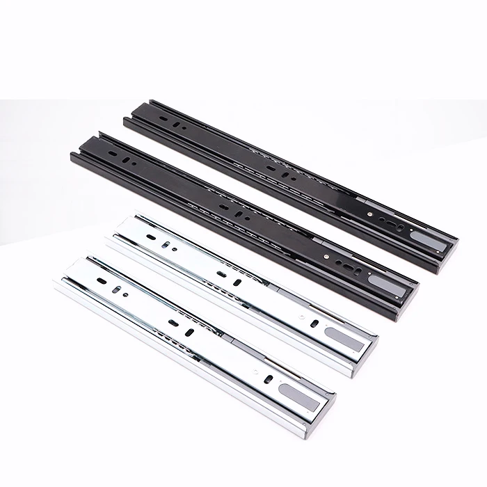 3 Fold Hydraulic Soft/Self Close Drawer Slide Rail slowly draw the drawer closed without slamming shut.