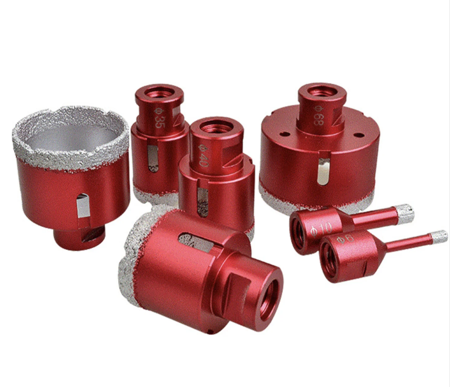 Diamond Drill Core Bits Set for Porcelain Hole Saw Cutter for Tile Marble Ceramic Granite Bricks Used