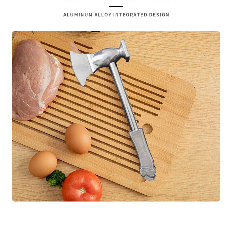 Kitchen Utensils Aluminium Axe Meat Tenderizer Beef Hammer