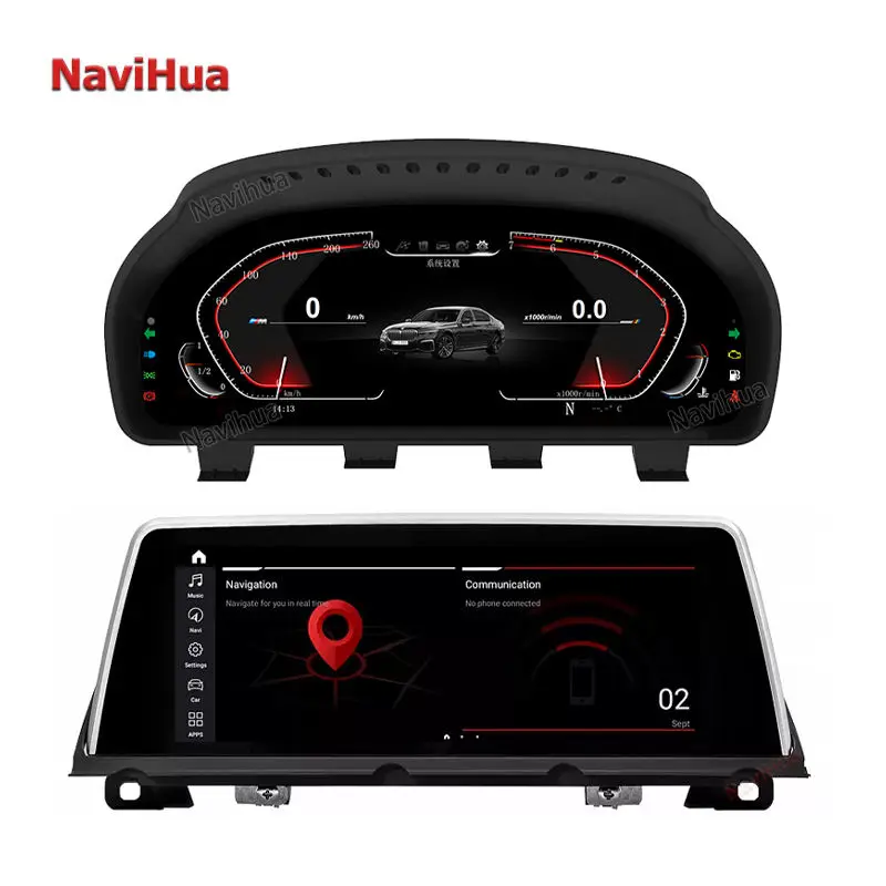 Car DVD Player GPS Navigation LCD Speedometer Dashboard Panel Digital Instrument Cluster for BMW 7 series F01 F02 2009-2015
