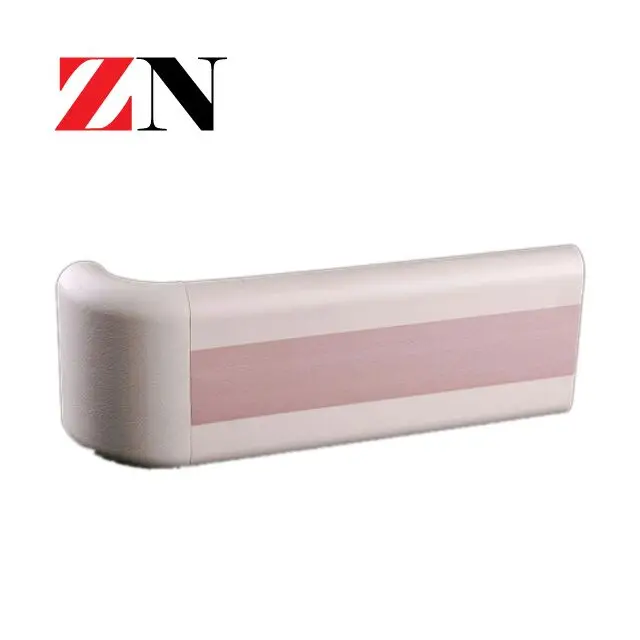 Wall bumper rail for hospital corridor crashworthy handrail