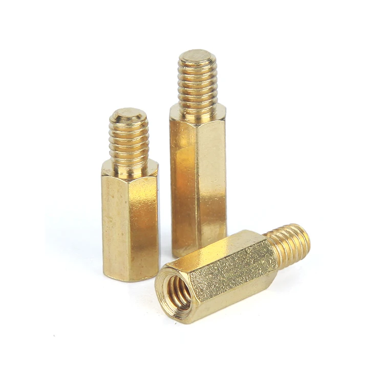 
High Quality M2.5 M3 M4 M5 Copper/Brass/Gold Plated Pillars Standoff Spacer 